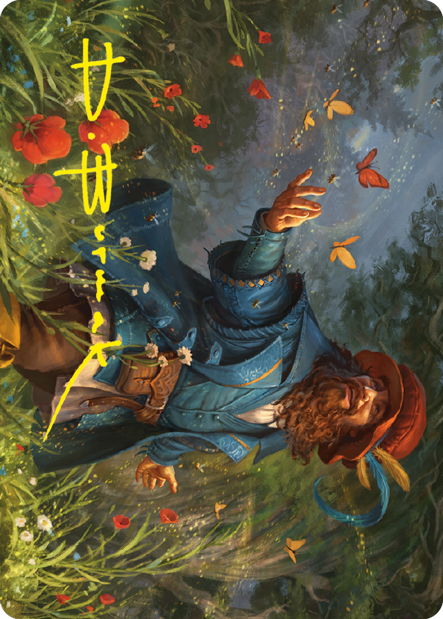 Tom Bombadil Art Card (Gold-Stamped Signature) [The Lord of the Rings: Tales of Middle-earth Art Series] | Black Swamp Games