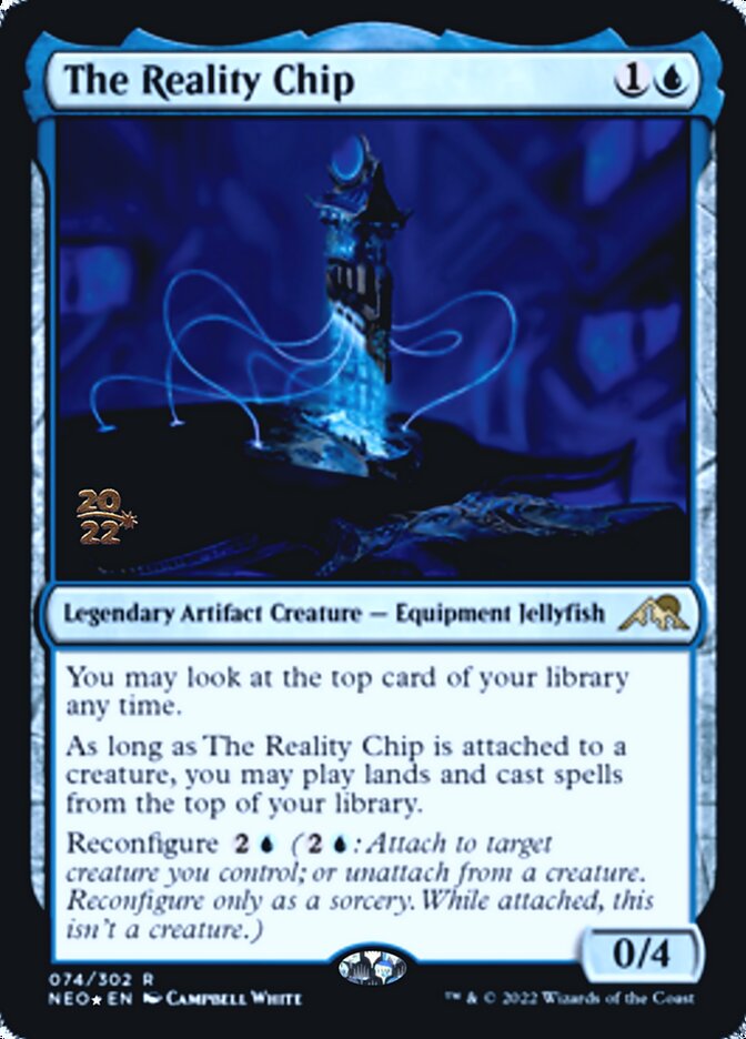 The Reality Chip [Kamigawa: Neon Dynasty Prerelease Promos] | Black Swamp Games