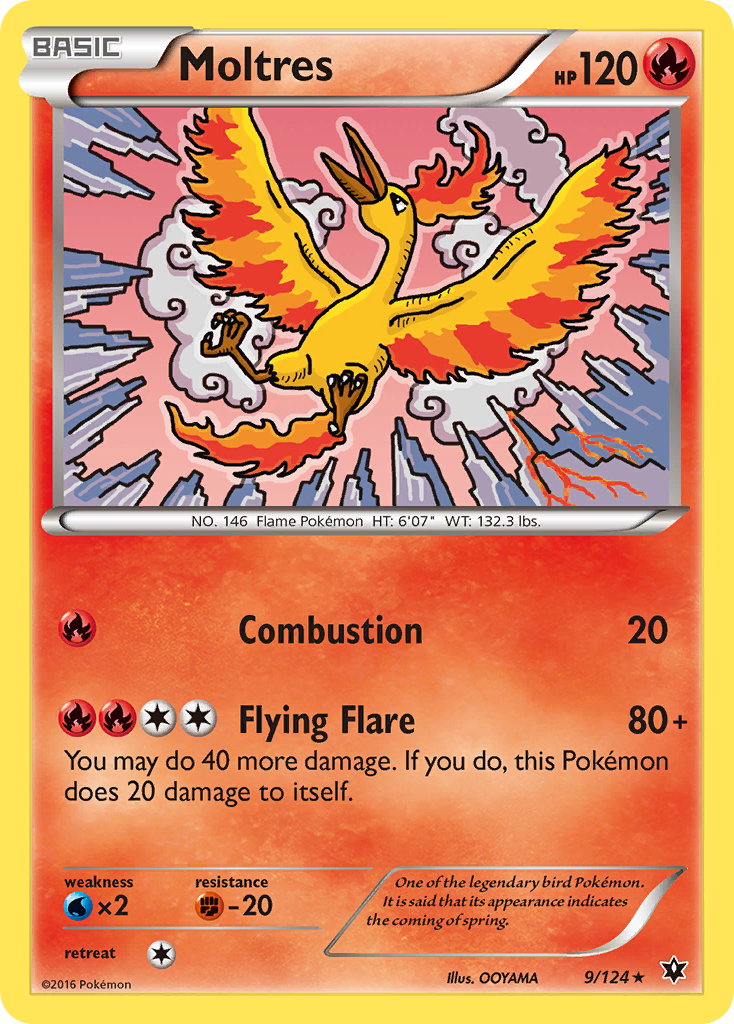 Moltres (9/124) [XY: Fates Collide] | Black Swamp Games