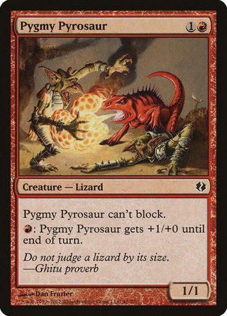 Pygmy Pyrosaur [Duel Decks: Venser vs. Koth] | Black Swamp Games