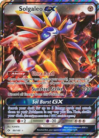 Solgaleo GX (89/149) (Jumbo Card) [Sun & Moon: Base Set] | Black Swamp Games