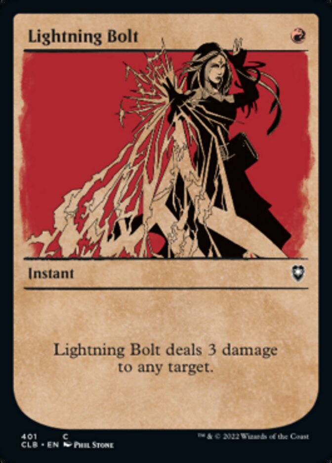 Lightning Bolt (Showcase) [Commander Legends: Battle for Baldur's Gate] | Black Swamp Games