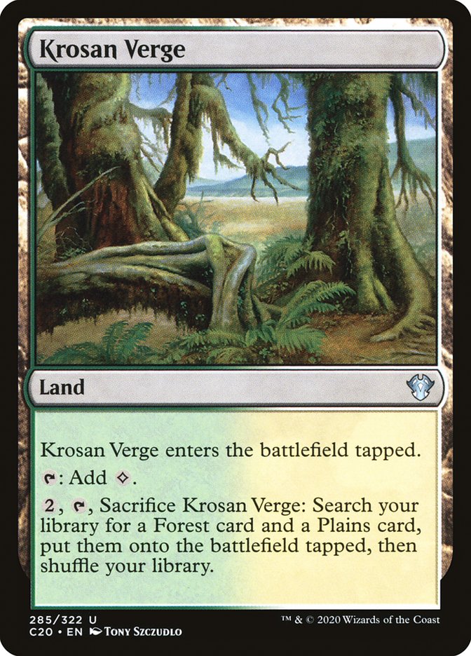 Krosan Verge [Commander 2020] | Black Swamp Games