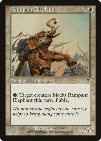 Rampant Elephant [Invasion] | Black Swamp Games