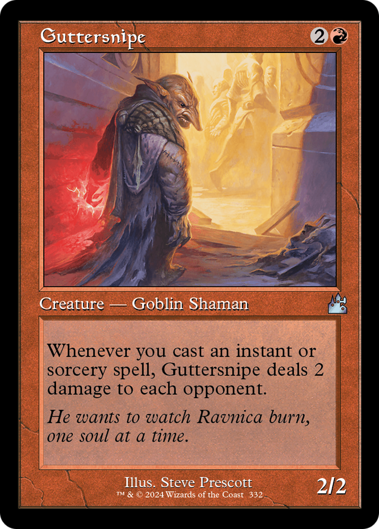 Guttersnipe (Retro Frame) [Ravnica Remastered] | Black Swamp Games