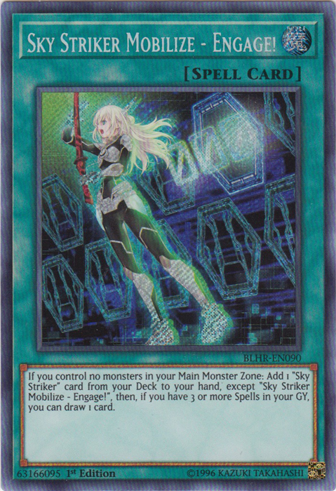 Sky Striker Mobilize - Engage! [BLHR-EN090] Secret Rare | Black Swamp Games