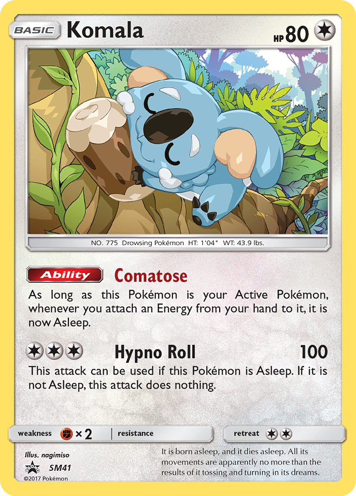 Komala (SM41) [Sun & Moon: Black Star Promos] | Black Swamp Games