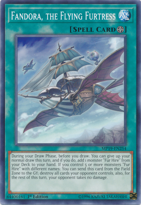 Fandora, the Flying Furtress [MP19-EN254] Common | Black Swamp Games