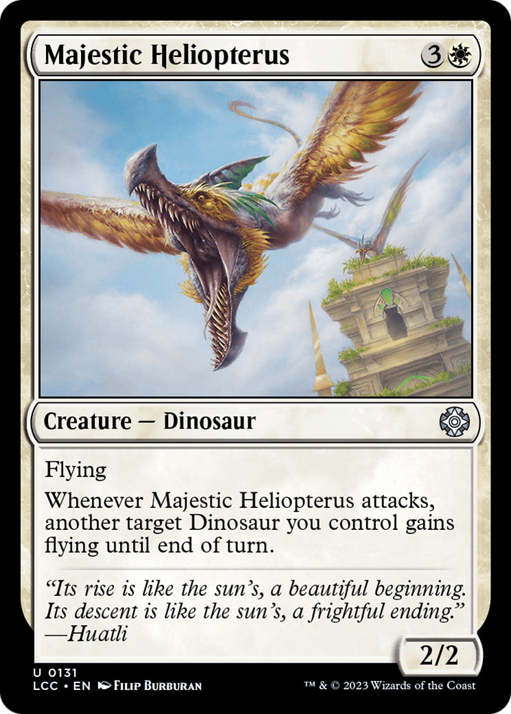 Majestic Heliopterus [The Lost Caverns of Ixalan Commander] | Black Swamp Games