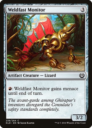 Weldfast Monitor [Kaladesh] | Black Swamp Games