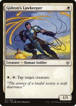 Gideon's Lawkeeper [Archenemy: Nicol Bolas] | Black Swamp Games