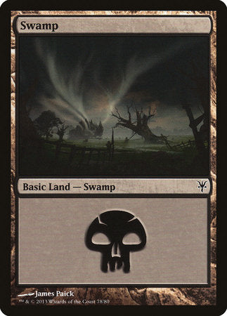 Swamp (78) [Duel Decks: Sorin vs. Tibalt] | Black Swamp Games