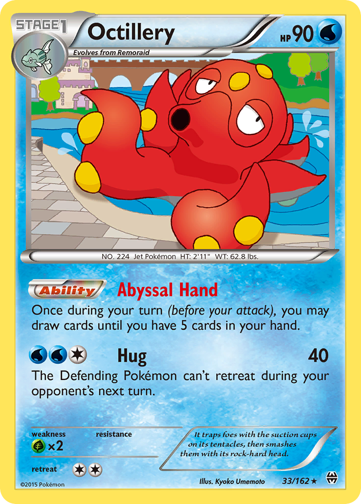 Octillery (33/162) [XY: BREAKthrough] | Black Swamp Games