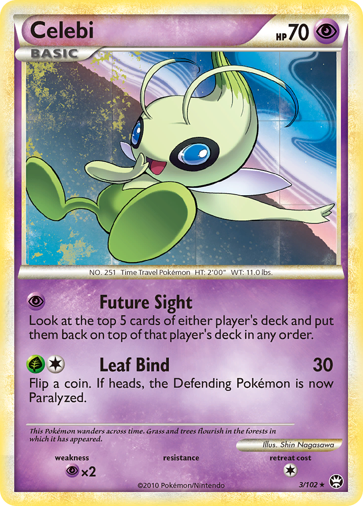 Celebi (3/102) [HeartGold & SoulSilver: Triumphant] | Black Swamp Games