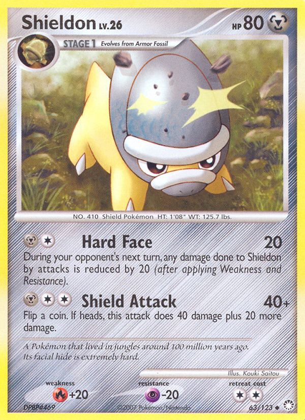 Shieldon (63/123) [Diamond & Pearl: Mysterious Treasures] | Black Swamp Games