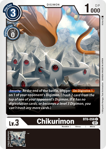 Chikurimon [BT6-056] [Double Diamond] | Black Swamp Games