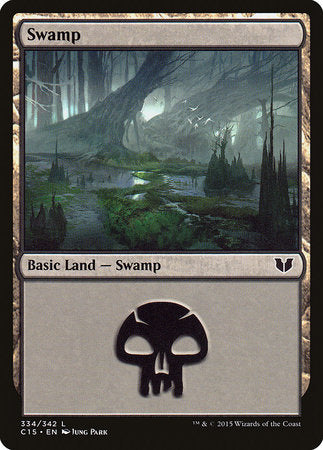 Swamp (334) [Commander 2015] | Black Swamp Games