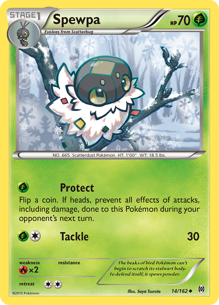 Spewpa (14/162) [XY: BREAKthrough] | Black Swamp Games