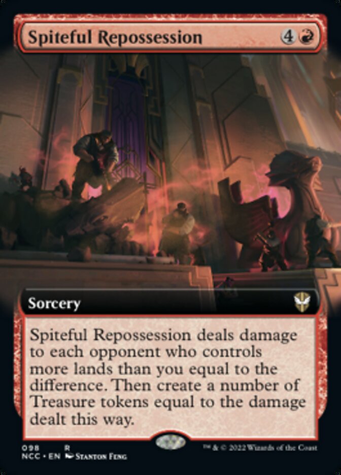 Spiteful Repossession (Extended Art) [Streets of New Capenna Commander] | Black Swamp Games