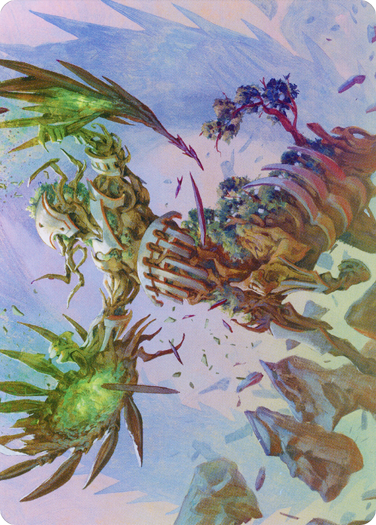 Botanical Brawler Art Card [March of the Machine Art Series] | Black Swamp Games