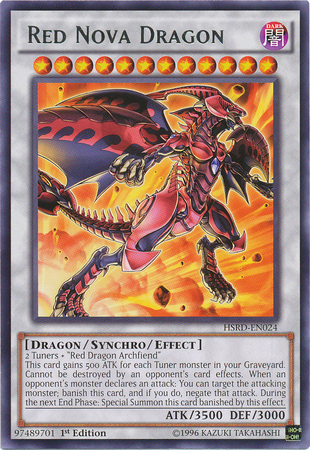 Red Nova Dragon [HSRD-EN024] Rare | Black Swamp Games