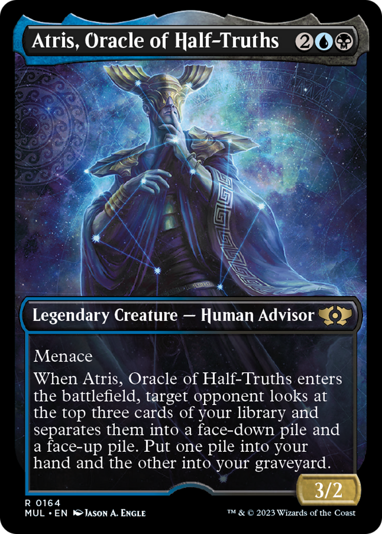 Atris, Oracle of Half-Truths (Halo Foil) [Multiverse Legends] | Black Swamp Games