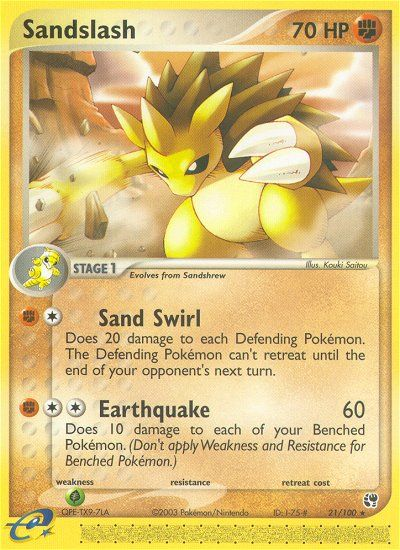 Sandslash (21/100) [EX: Sandstorm] | Black Swamp Games