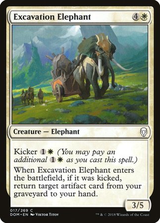 Excavation Elephant [Dominaria] | Black Swamp Games