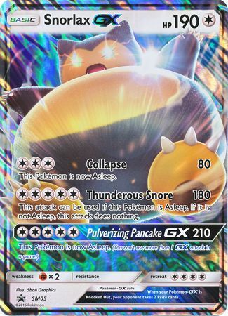 Snorlax GX (SM05) (Jumbo Card) [Sun & Moon: Black Star Promos] | Black Swamp Games