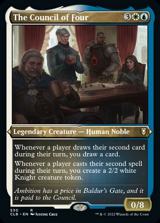 The Council of Four (Foil Etched) [Commander Legends: Battle for Baldur's Gate] | Black Swamp Games