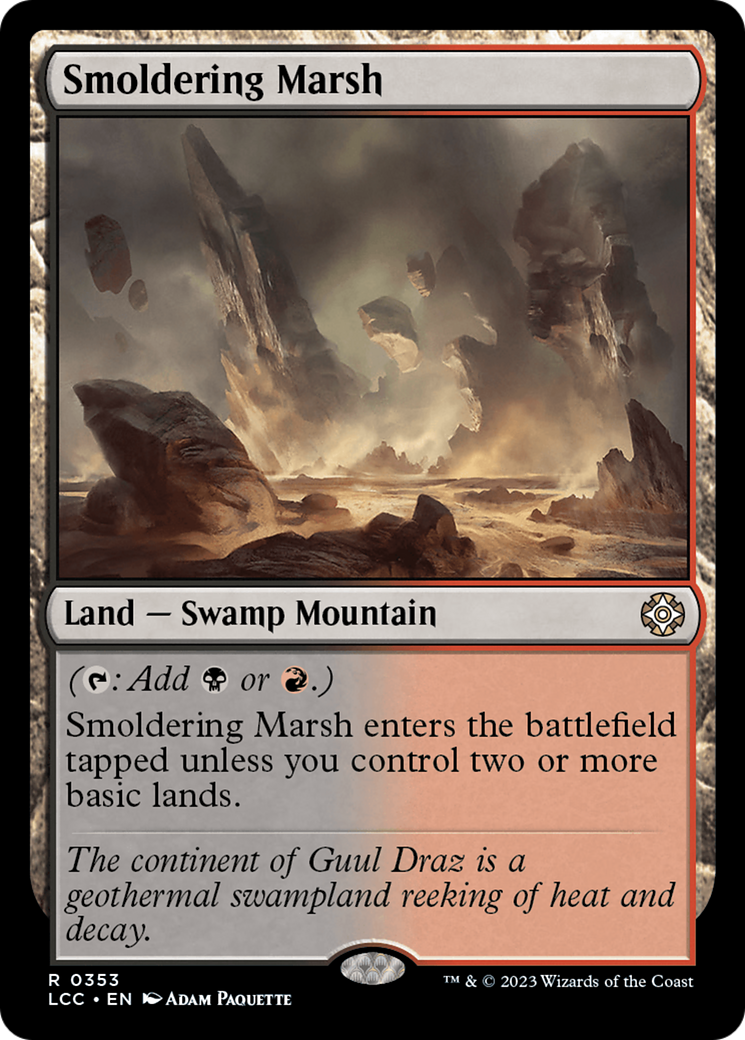 Smoldering Marsh [The Lost Caverns of Ixalan Commander] | Black Swamp Games