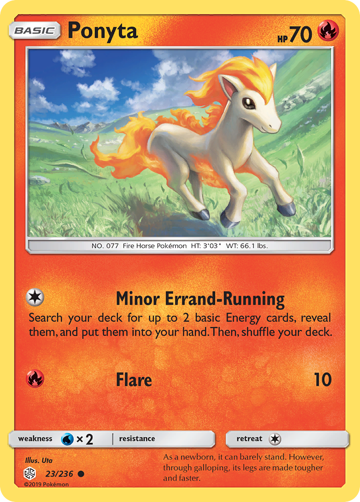 Ponyta (23/236) [Sun & Moon: Cosmic Eclipse] | Black Swamp Games