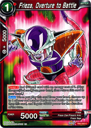Frieza, Overture to Battle [TB3-005] | Black Swamp Games