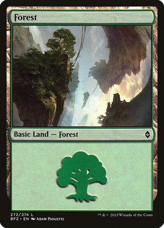 Forest (272) [Battle for Zendikar] | Black Swamp Games