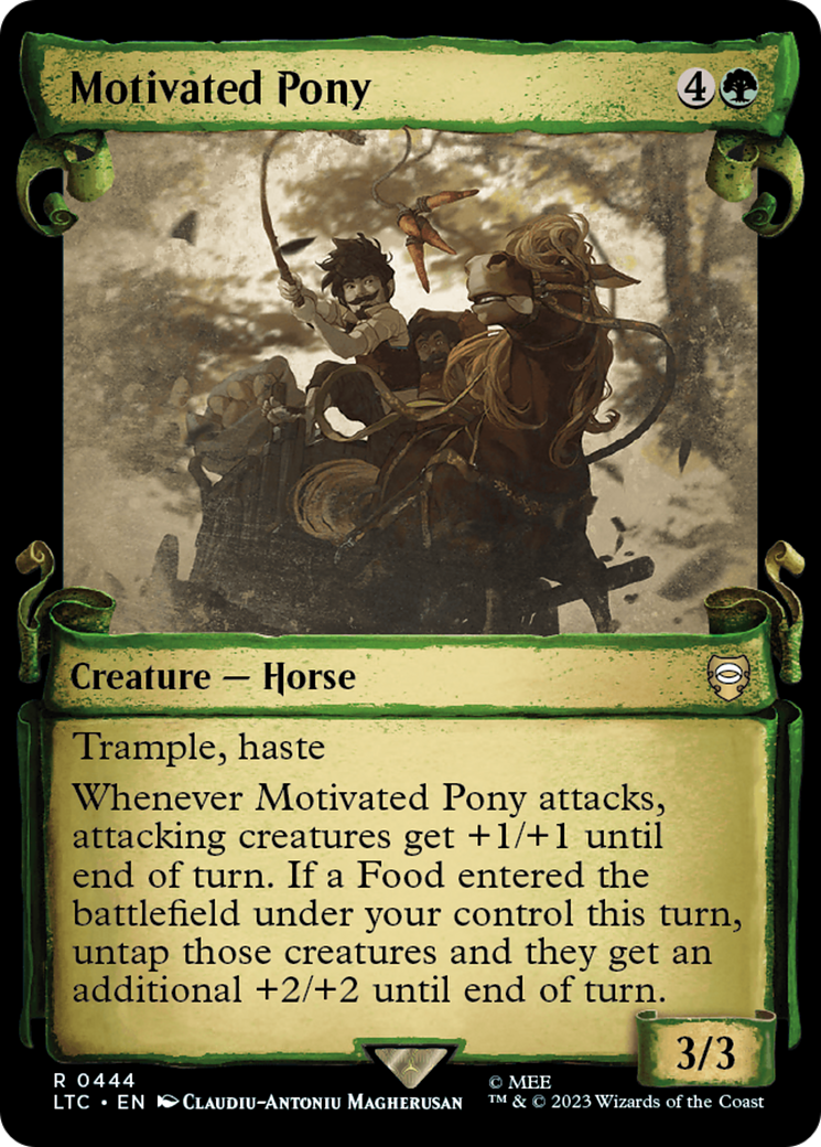 Motivated Pony [The Lord of the Rings: Tales of Middle-Earth Commander Showcase Scrolls] | Black Swamp Games