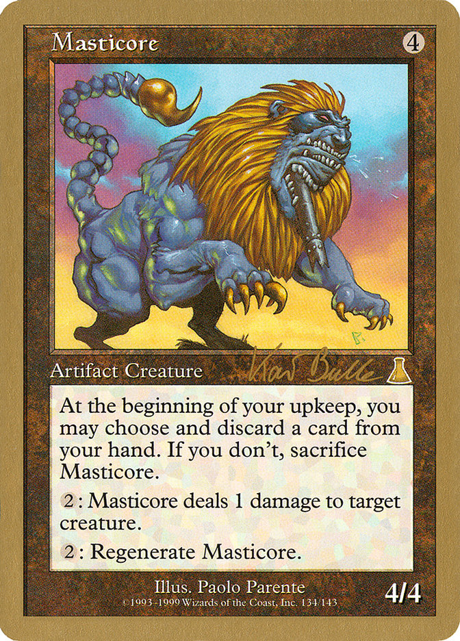 Masticore (Kai Budde) [World Championship Decks 1999] | Black Swamp Games