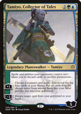 Tamiyo, Collector of Tales [War of the Spark] | Black Swamp Games