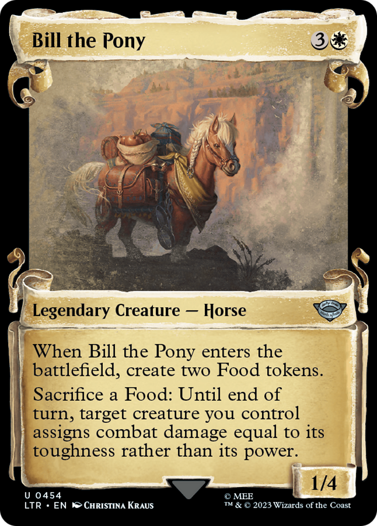 Bill the Pony [The Lord of the Rings: Tales of Middle-Earth Showcase Scrolls] | Black Swamp Games