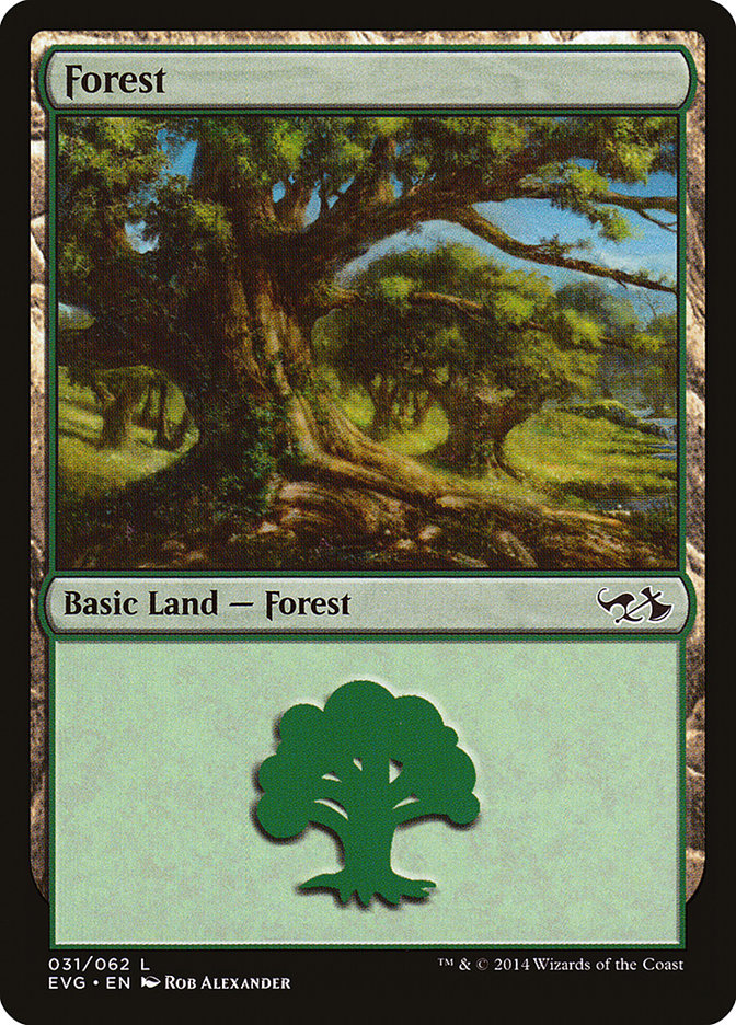 Forest (31) (Elves vs. Goblins) [Duel Decks Anthology] | Black Swamp Games