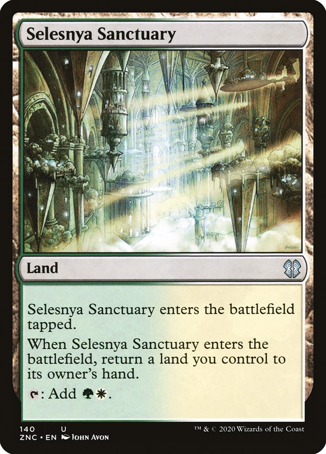 Selesnya Sanctuary [Zendikar Rising Commander] | Black Swamp Games