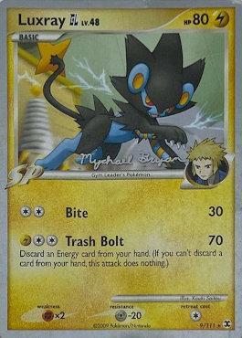 Luxray GL LV.48 (9/111) (Happy Luck - Mychael Bryan) [World Championships 2010] | Black Swamp Games