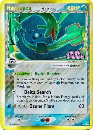 Rayquaza (16/110) (Delta Species) (Stamped) [EX: Holon Phantoms] | Black Swamp Games