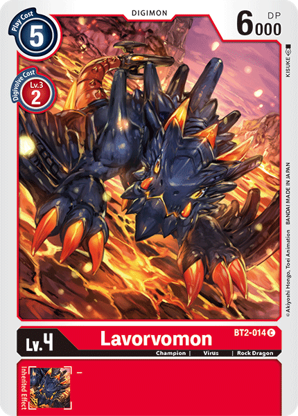 Lavorvomon [BT2-014] [Release Special Booster Ver.1.5] | Black Swamp Games