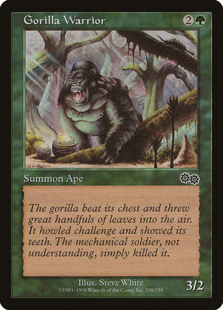 Gorilla Warrior [Urza's Saga] | Black Swamp Games