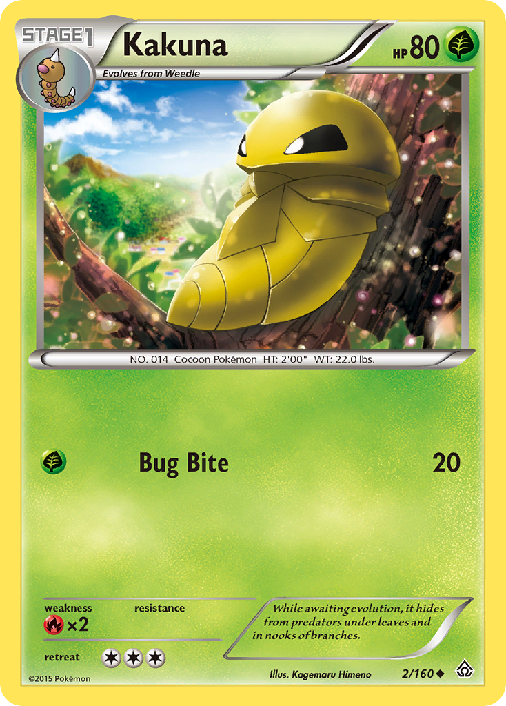 Kakuna (2/160) [XY: Primal Clash] | Black Swamp Games