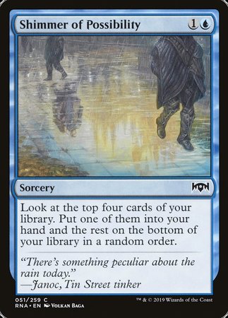 Shimmer of Possibility [Ravnica Allegiance] | Black Swamp Games