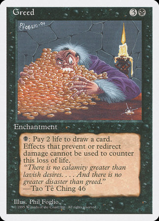 Greed [Fourth Edition] | Black Swamp Games