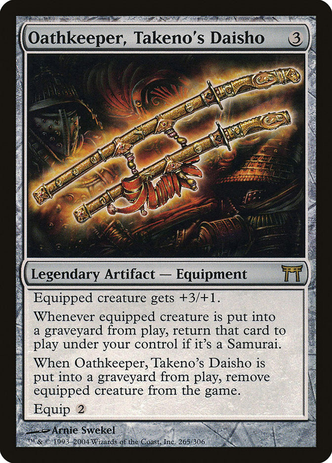 Oathkeeper, Takeno's Daisho [Champions of Kamigawa] | Black Swamp Games