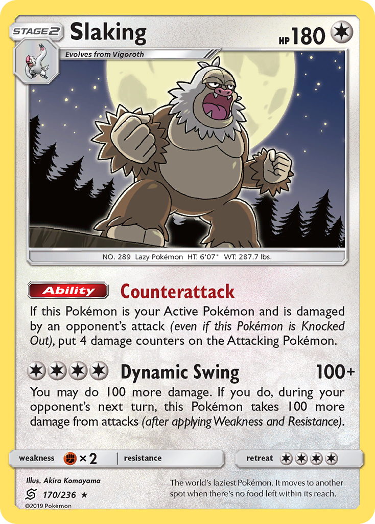 Slaking (170/236) [Sun & Moon: Unified Minds] | Black Swamp Games