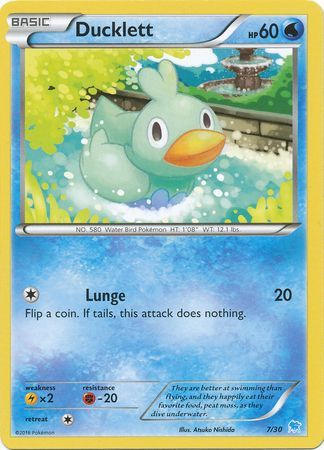 Ducklett (7/30) [XY: Trainer Kit 3 - Suicune] | Black Swamp Games